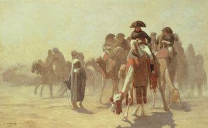 General Bonaparte with his Military Staff in Egypt